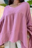 Made in Italy Santos Artist Smock Indian Pink /15 =